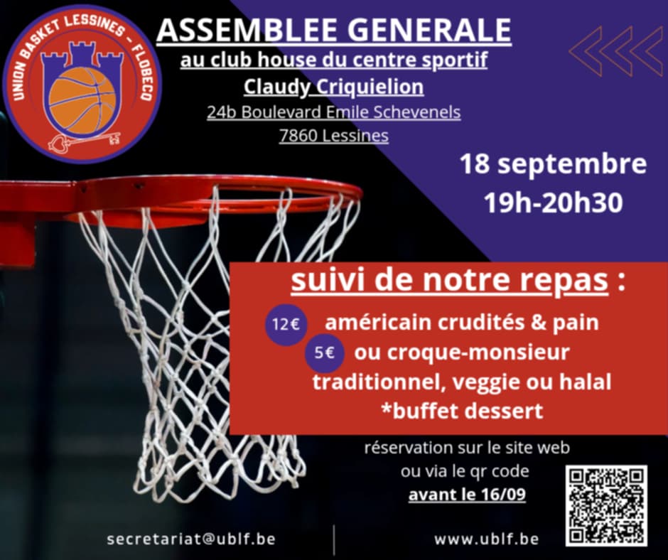 Assemblée Générale - Repas de l’AG