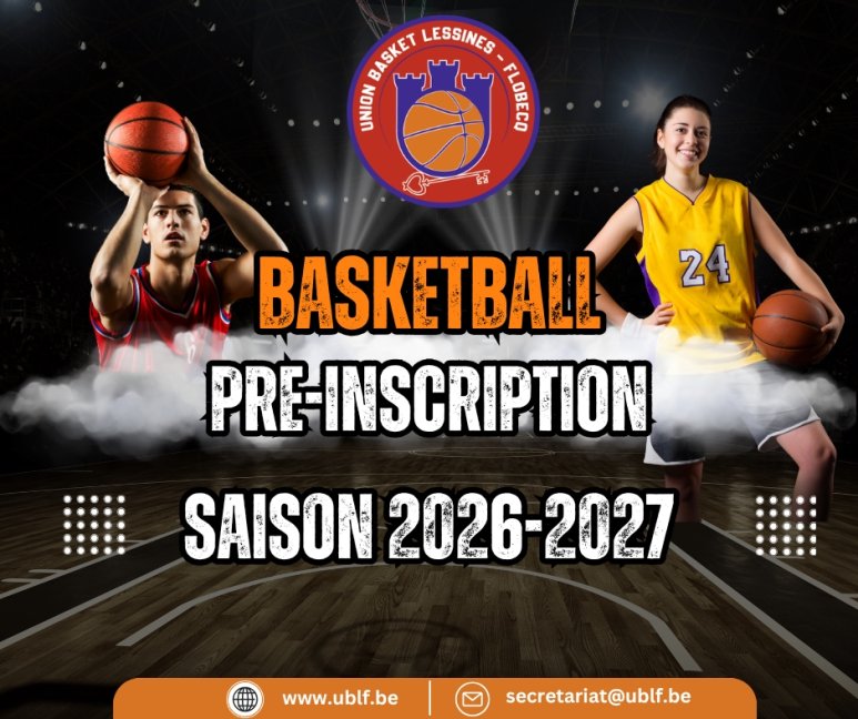 Les pré-inscriptions pour la nouvelle saison sont ouvertes