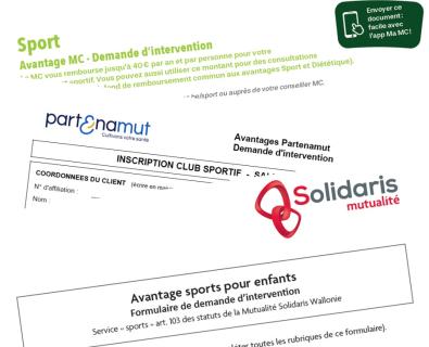 Demande de remboursement des frais d'affiliation à votre mutuelle